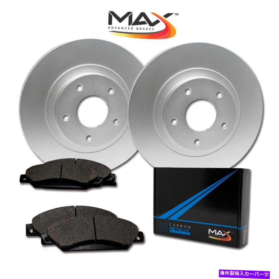 brake disc rotor [フロント]カーボンメタリックパッドを備えた最大ブレーキジオメットOEローターTA239361 [Front] Max Brakes Geomet OE Rotors with Carbon Metallic Pads TA239361【並行輸入品】