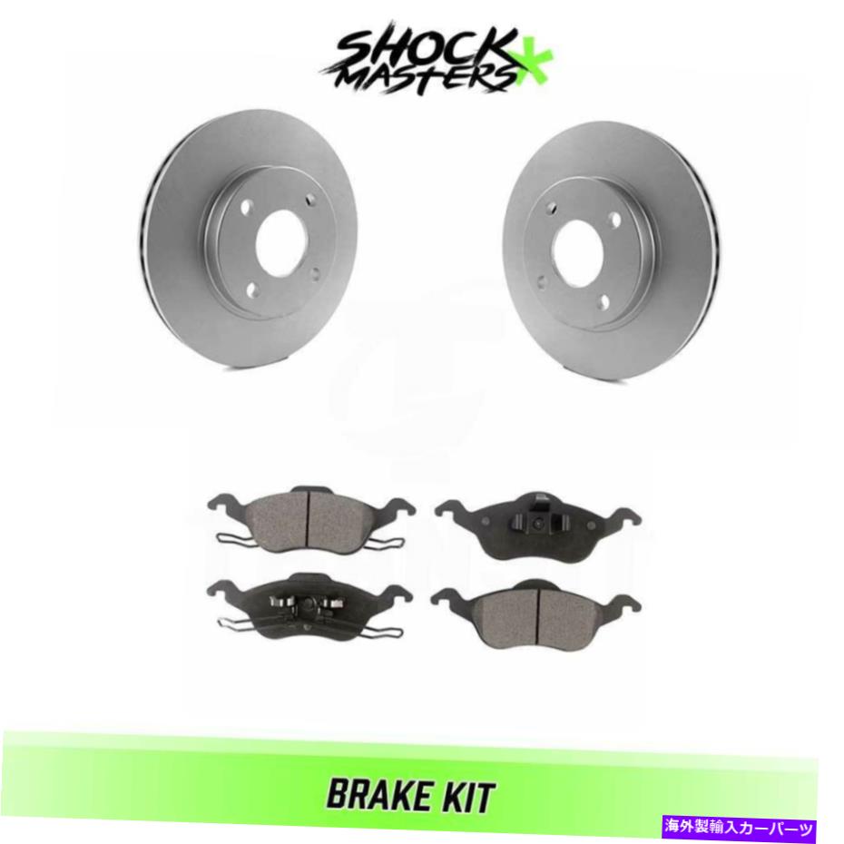 brake disc rotor 2000年から2003年のフォードフォーカスのフロントセミメタリックブレーキパッドとローターキット Front Semi Metalic Brake Pads & Rotor Kit for 2000-2003 Ford Focus【並行輸入品】