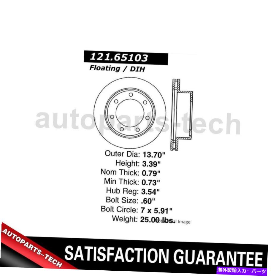 brake disc rotor Ford F-150 2004?2011用1x C-Tekリアディスクブレーキローター 1x C-Tek Rear Disc Brake Rotor For Ford F-150 2004~2011【並行輸入品】