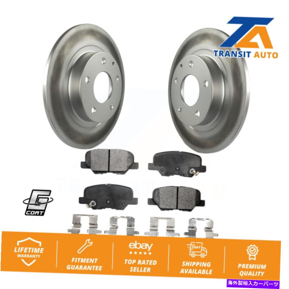 brake disc rotor 2014年から2015年のマツダ6のリアコーティングディスクブレーキローターとセラミックパッドキット Rear Coated Disc Brake Rotors And Ceramic Pads Kit For 2014-2015 Mazda 6【並行輸入品】