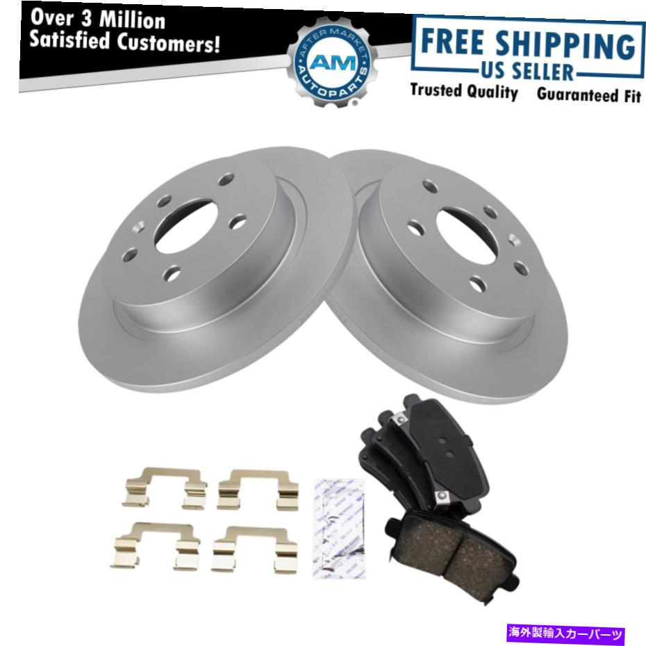 brake disc rotor ビュイックシボレー用のリアプレミアムPOSIセラミックブレーキパッドとコーティングローターキット Rear Premium Posi Ceramic Brake Pad & Coated Rotor Kit for Buick Chevrolet【並行輸入品】
