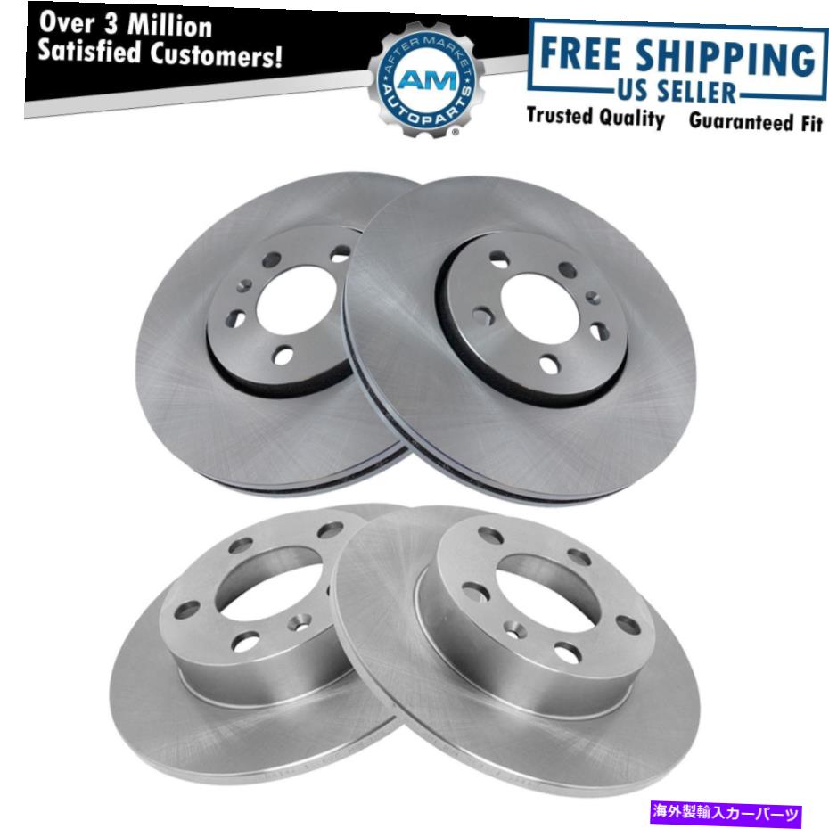 brake disc rotor ブレーキローターセットフィット1999-2010フォルクスワーゲンビートル1999-2006ゴルフ1999-2005ジェッタ Brake Rotor Set Fits 1999-2010 Volkswagen Beetle 1999-2006 Golf 1999-2005 Jetta【並行輸入品】