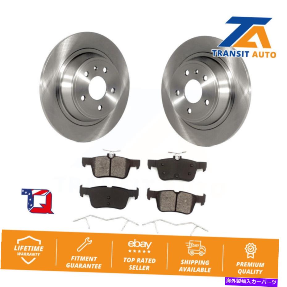 brake disc rotor フォードフュージョンリンカーンMKZ用のリアディスクブレーキローターとセミメタルパッドキット Rear Disc Brake Rotors And Semi-Metallic Pads Kit For Ford Fusion Lincoln MKZ【並行輸入品】