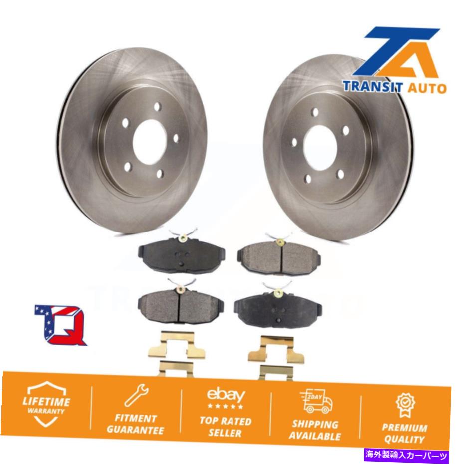 brake disc rotor フォードマスタング用のリアディスクブレーキローターとセラミックパッドキット Rear Disc Brake Rotors And Ceramic Pads Kit For Ford Mustang【並行輸入品】