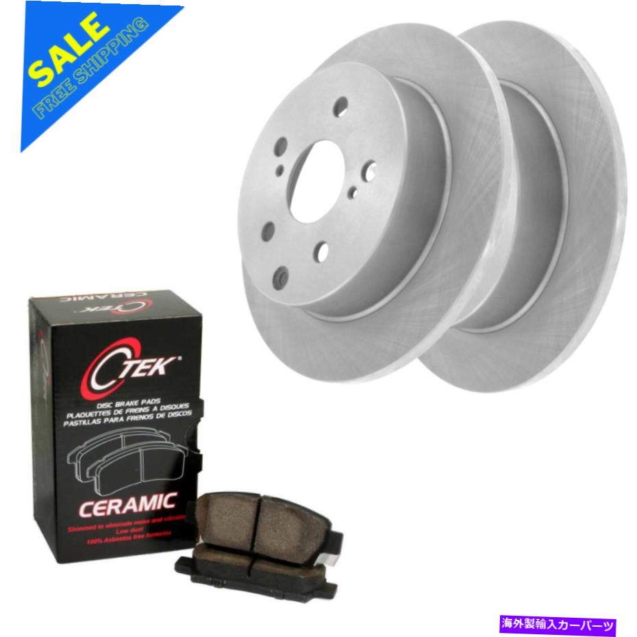 brake disc rotor ブレーキローター +ブレーキパッドはトヨタRAV4レクサスHS250Hリアブレーキキットに適合します Brake Rotors + Brake Pads Fits Toyota RAV4 Lexus HS250H Rear Brakes Kit【並行輸入品】