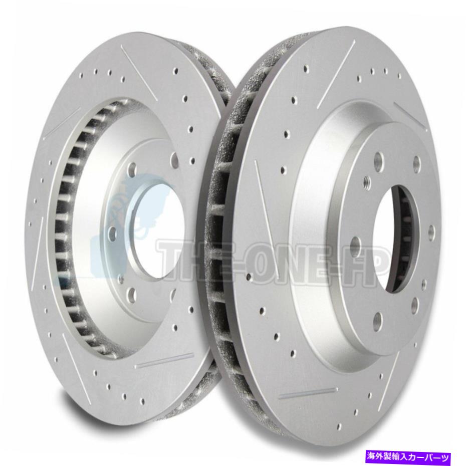 brake disc rotor Chevy Trailblazer Empoy AscenderBravada Front Drilled + Slot Brake Rotors用 For Chevy Trailblazer Envoy Ascender Bravada Front Drilled + Slot Brake Rotors【並行輸入品】