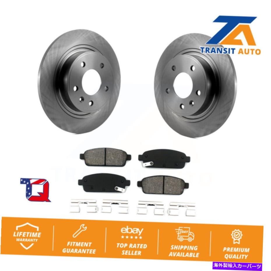 brake disc rotor シボレークルーズビュイックベラノボルトエルのリアブレーキローターセミメタリックパッドキット Rear Brake Rotor Semi-Metallic Pad Kit For Chevrolet Cruze Buick Verano Volt ELR【並行輸入品】