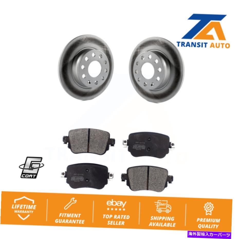 brake disc rotor リアコートディスクブレーキローターフォルクスワーゲンパサットGTIゴルフ用セミメタルパッドキット Rear Coat Disc Brake Rotors Semi-Metallic Pad Kit For Volkswagen Passat GTI Golf【並行輸入品】