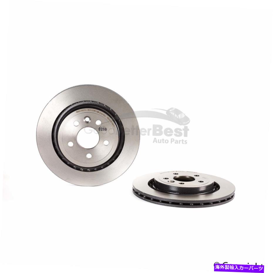 brake disc rotor ボルボ用の1つの新しいブレンボディスクブレーキローターリア09958711 30769060 One New Brembo Disc Brake Rotor Rear 09958711 30769060 for Volvo【並行輸入品】