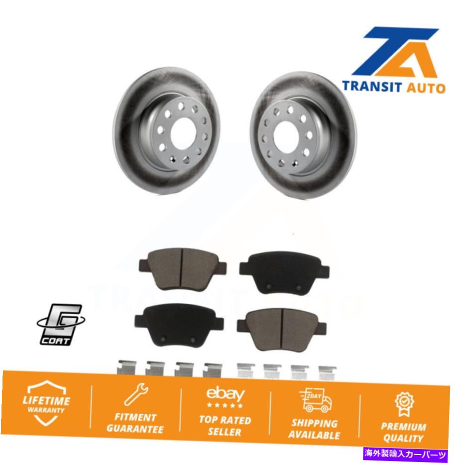 brake disc rotor フォルクスワーゲンジェッタパサットビートルゴルフ用のリアコートブレーキローターセラミックパッドキットA3 Rear Coat Brake Rotor Ceramic Pad Kit For Volkswagen Jetta Passat Beetle Golf A3【並行輸入品】