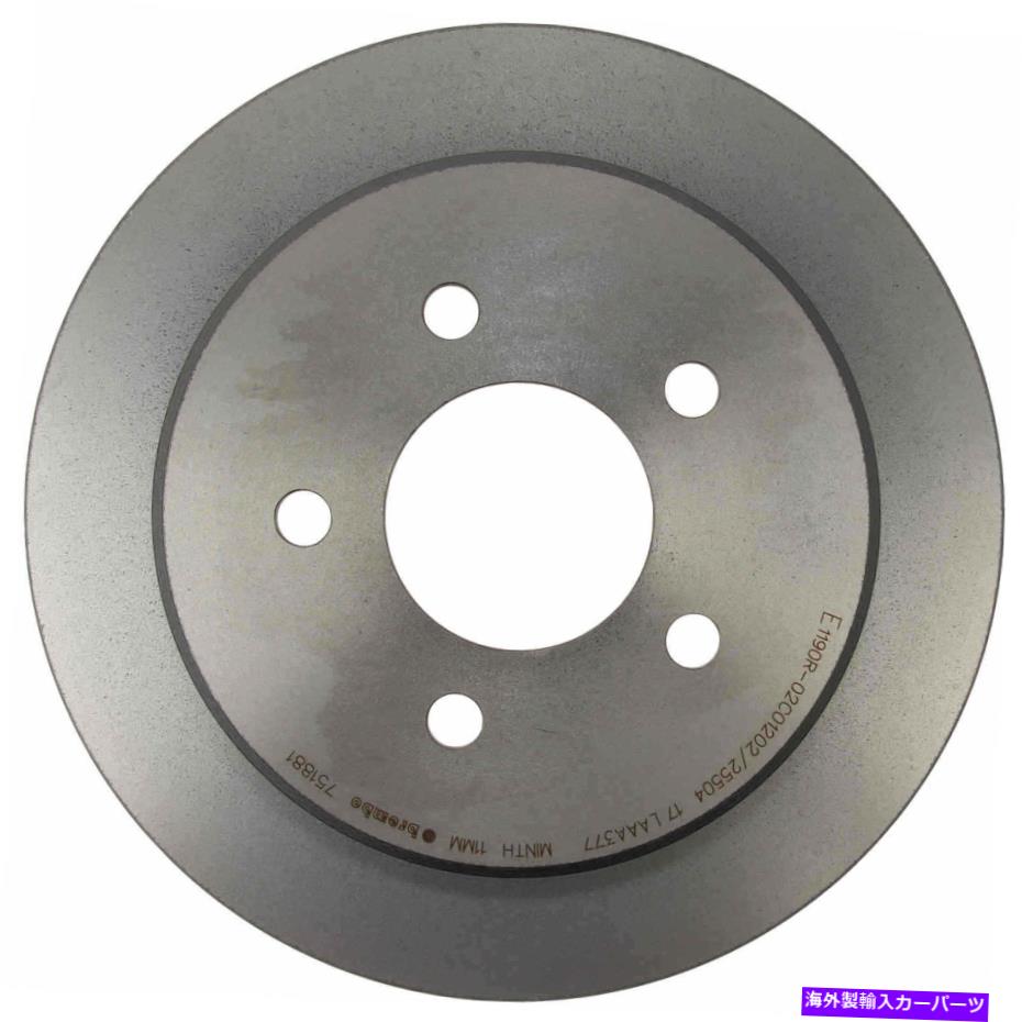 brake disc rotor エクスプローラースポーツ、レンジャー、エクスプローラー+モア用のリアディスクブレーキローター（08.7518.81） Rear Disc Brake Rotor for Explorer Sport, Ranger, Explorer+More (08.7518.81)【並行輸入品】