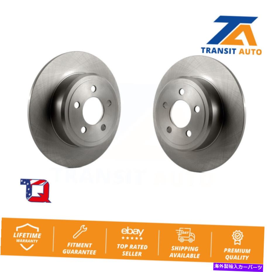 brake disc rotor ダッジチャージャークライスラー300チャレンジャーマグナムアベンジャー用リアブレーキローターペア Rear Brake Rotors Pair For Dodge Charger Chrysler 300 Challenger Magnum Avenger【並行輸入品】