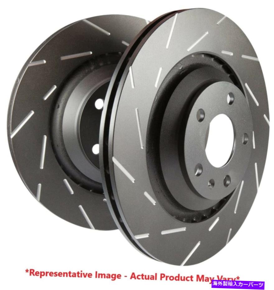 brake disc rotor 08-16クーパー /クーパーSカントリーマン /ペースマンのEBC USRスロットリアローター EBC USR Slotted Rear Rotors for 08-16 Cooper / Cooper S Countryman / Paceman【並行輸入品】