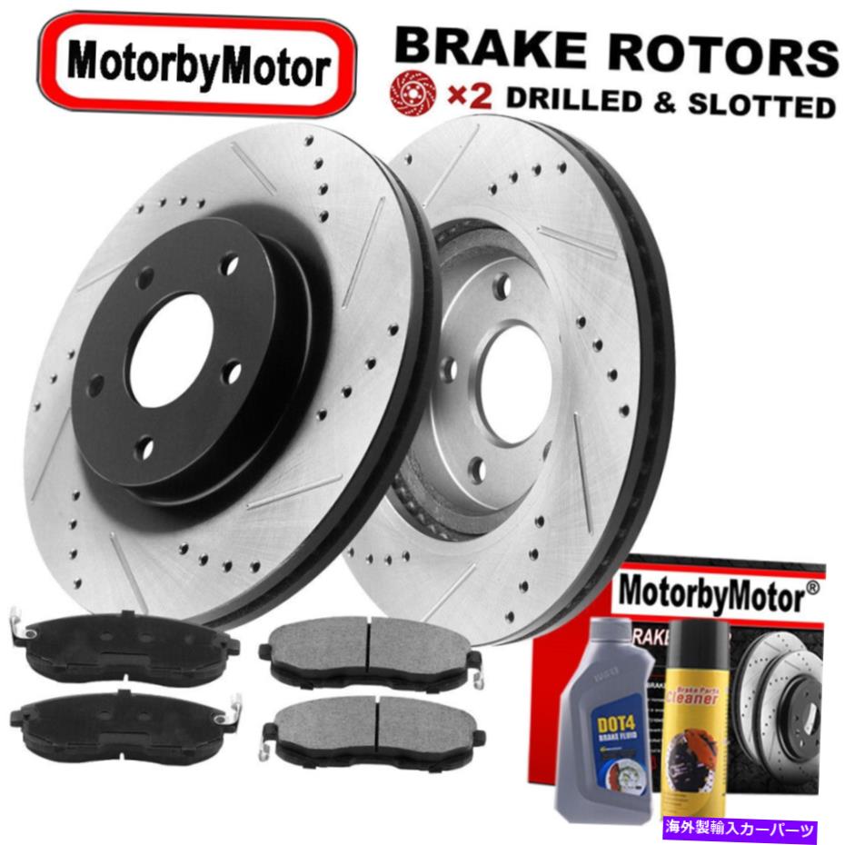 brake disc rotor 後方。 2001-2004 2006 Acura MDX 3.5Lのブレーキローターとセラミックブレーキパッド REAR. Brake Rotors & Ceramic Brake Pads for 2001 - 2004 2005 2006 Acura MDX 3.5L【並行輸入品】