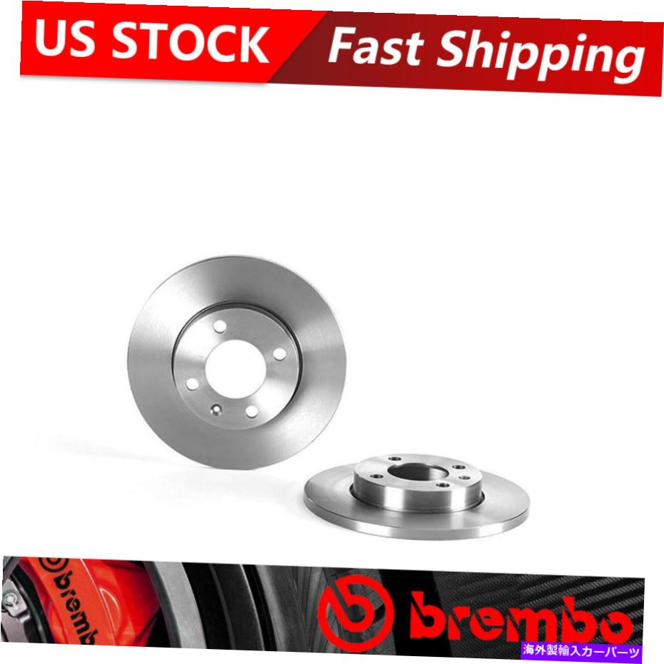 brake disc rotor 1987-1993フォルクスワーゲンフォックスフロントブレーキローター - ブレンボプレミアムOEに相当する Fits 1987-1993 Volkswagen Fox Front Brake Rotors - Brembo Premium OE Equivalent【並行輸入品】 43,098円