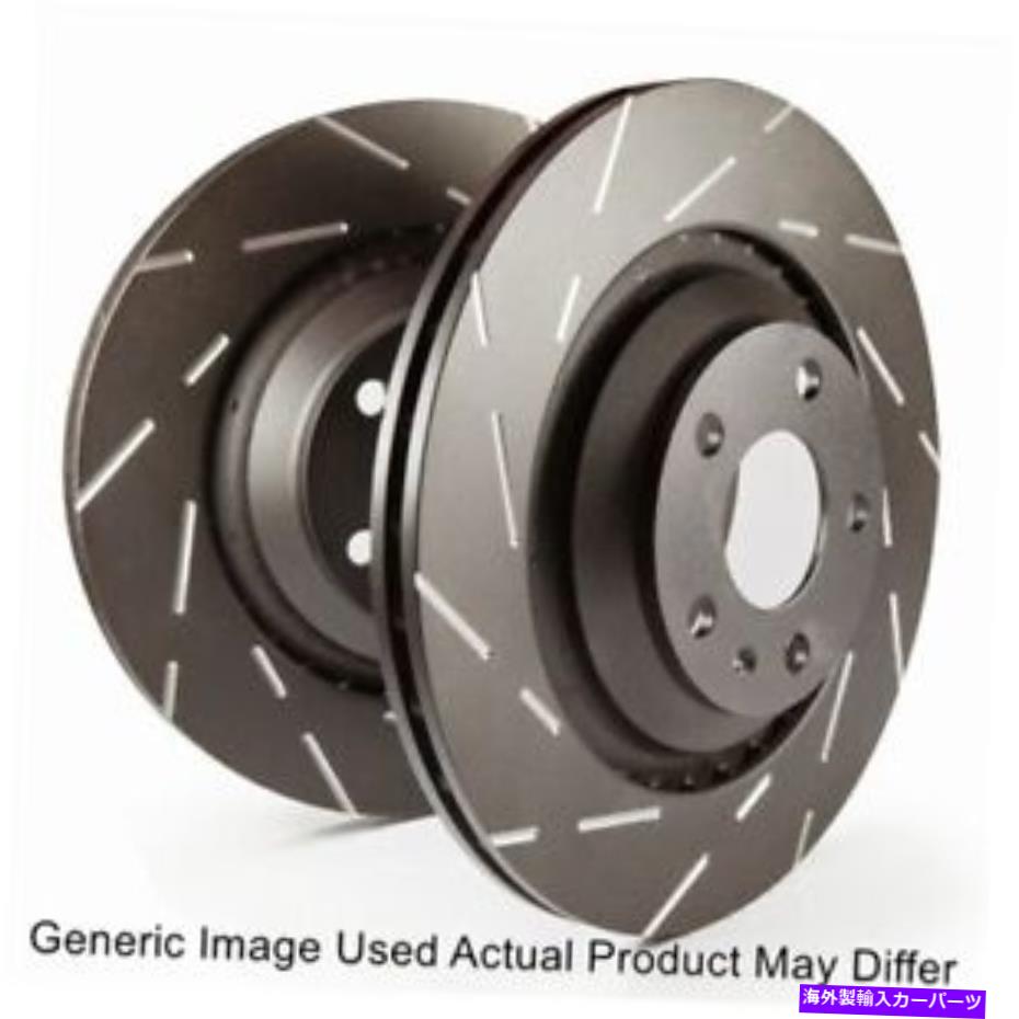 brake disc rotor EBC USR1490リアUSRシリーズスポーツスロットスロットローター用ミニクーパークラブマン EBC USR1490 Rear USR Series Sport Slotted Rotor For Mini Cooper Clubman【並行輸入品】