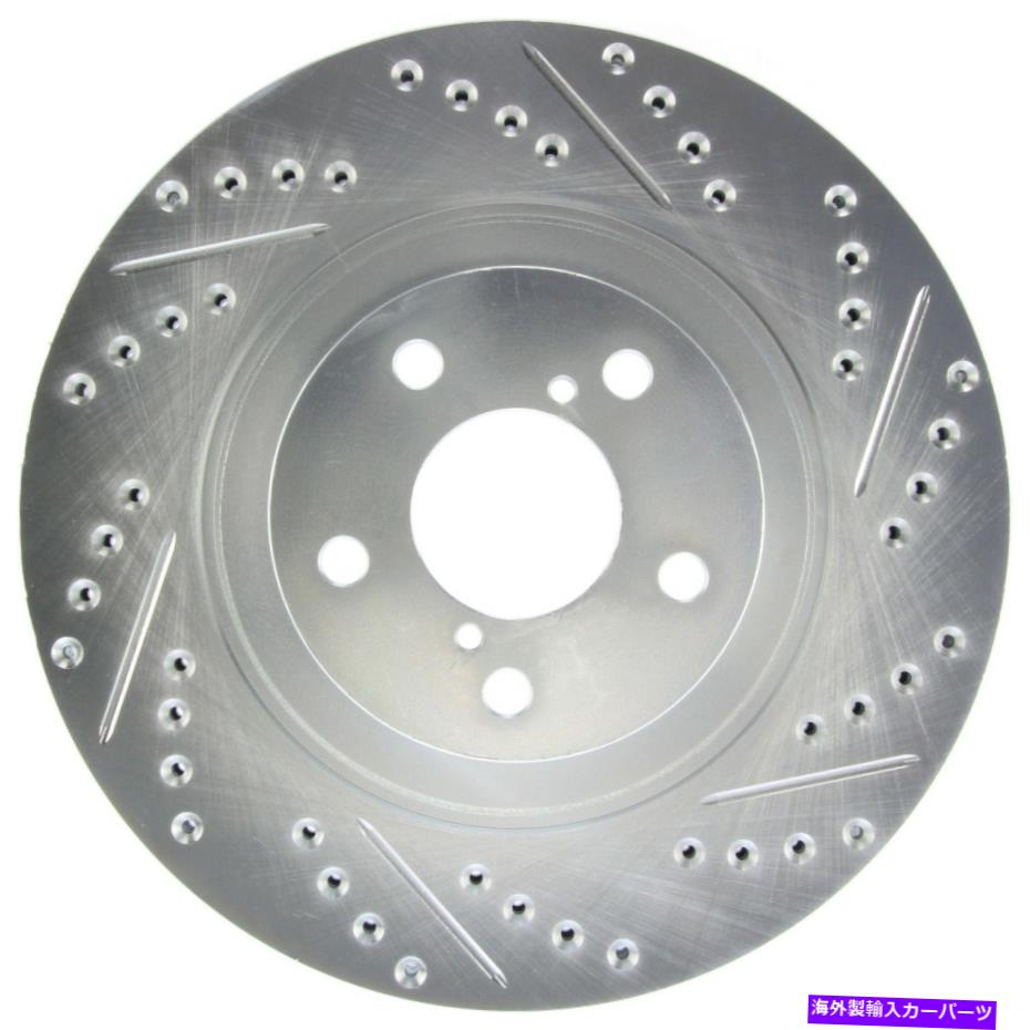 brake disc rotor 2012-2014スバルのクロスドリルスロットスロットブレーキローターフロント左stoptech Cross-Drilled Slotted Brake Rotor Front Left StopTech For 2012-2014 Subaru【並行輸入品】
