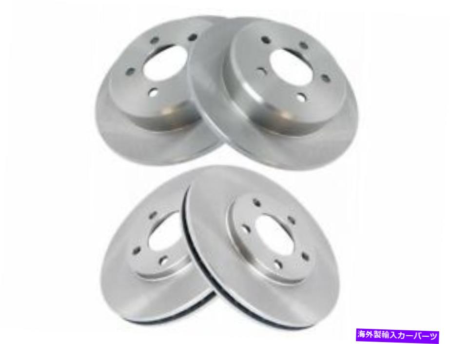 brake disc rotor クライスラードッジタウン＆カントリーキャラバングランドボイジャーYX33Y9用のブレーキローターセット Brake Rotor Set For Chrysler Dodge Town & Country Caravan Grand Voyager YX33Y9【並行輸入品】