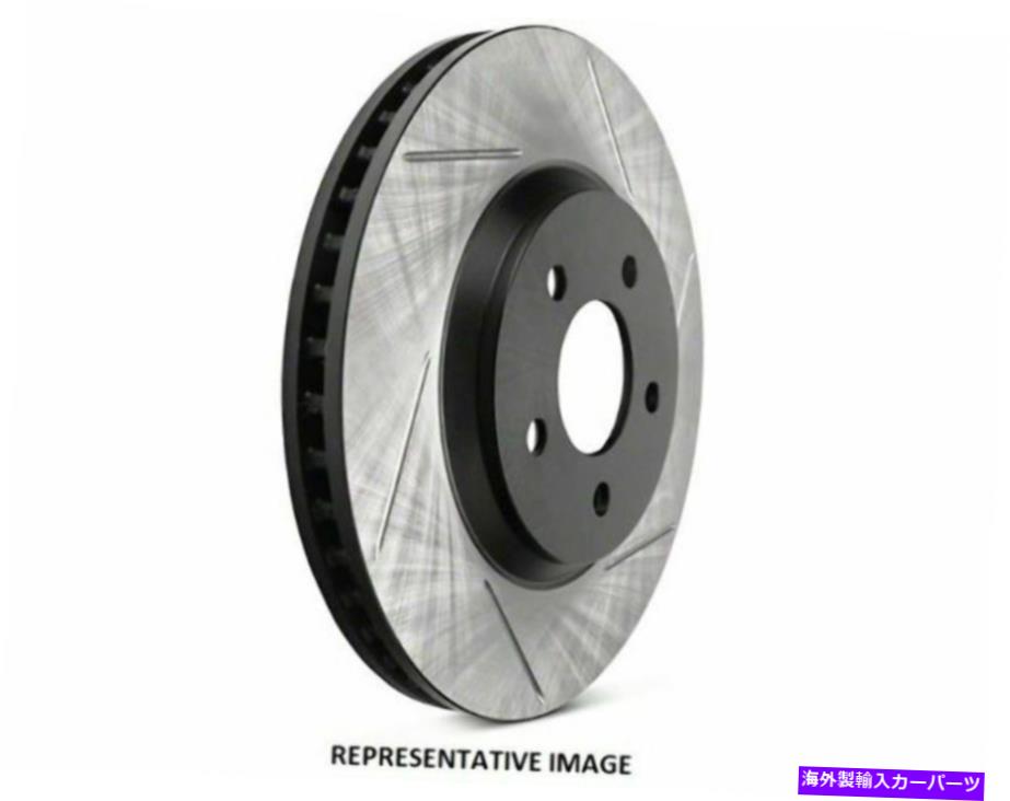 brake disc rotor ストップテックスポーツスロットスロットブレーキローター。正面右-126.40056Sr Stoptech Sport Slotted Brake Rotor; Front Right - 126.40056SR【並行輸入品】
