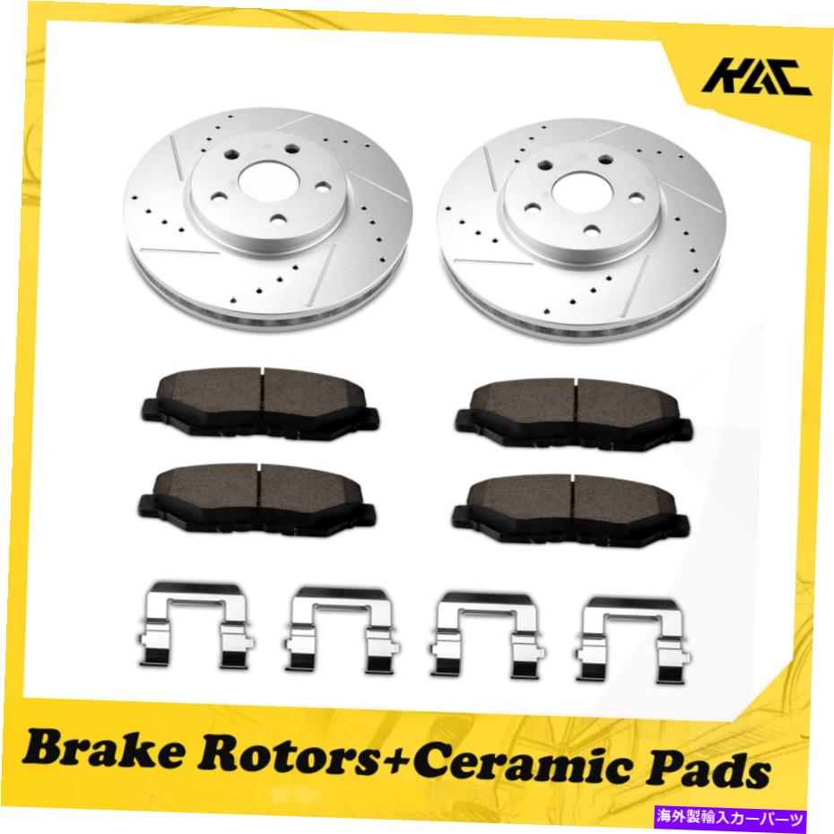 brake disc rotor フロントローター + 2009年のブレーキパッド2010 2012 2012 2013 Honda Pilot Acura MDX ZDX Front Rotors + Brake Pads for 2009 2010 2011 2012 2013 Honda Pilot Acura MDX ZDX【並行輸入品】
