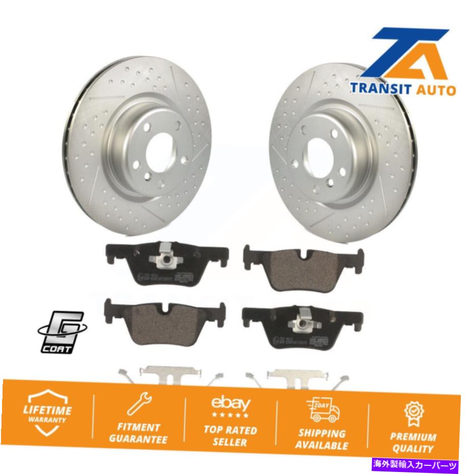 brake disc rotor BMW 228i Xdrive用のリアコーティングディスクブレーキローターとセラミックパッドキット Rear Coated Disc Brake Rotors And Ceramic Pads Kit For BMW 228i xDrive【並行輸入品】