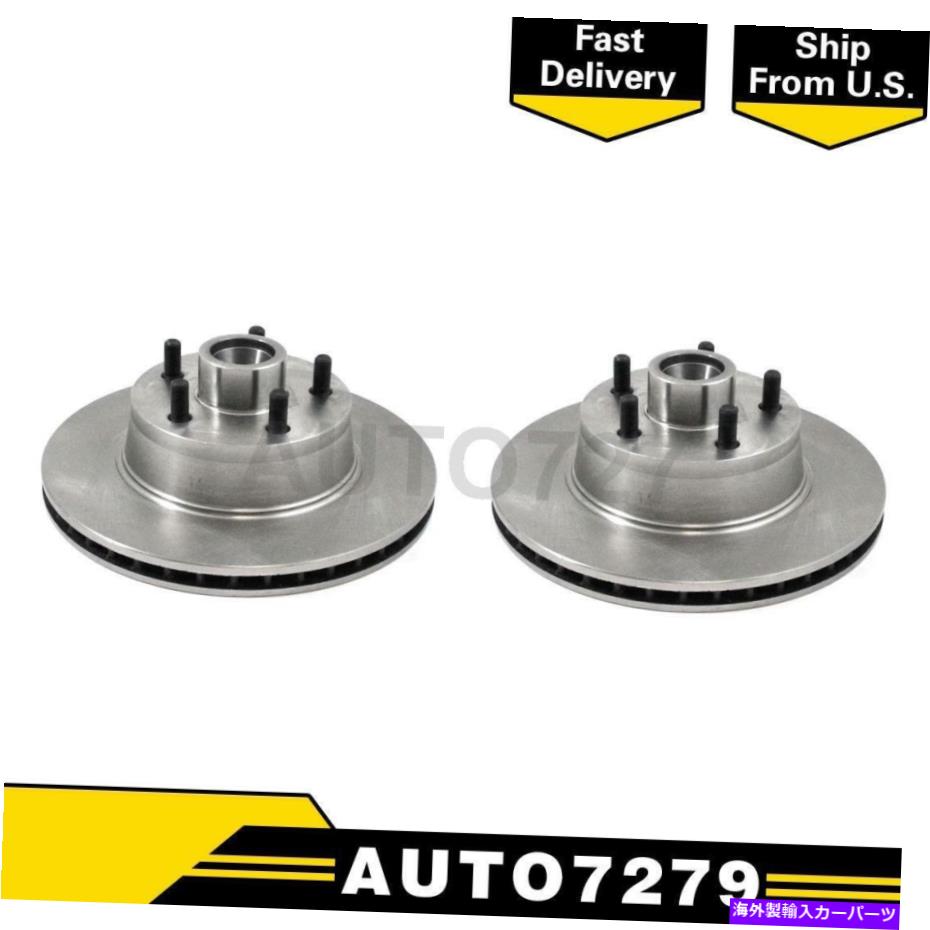 brake disc rotor Durago Front 2PCSディスクブレーキローターとフォードフェアレーンのハブアセンブリ1969-1970 DuraGo Front 2PCS Disc Brake Rotor and Hub Assembly For Ford Fairlane 1969-1970【並行輸入品】
