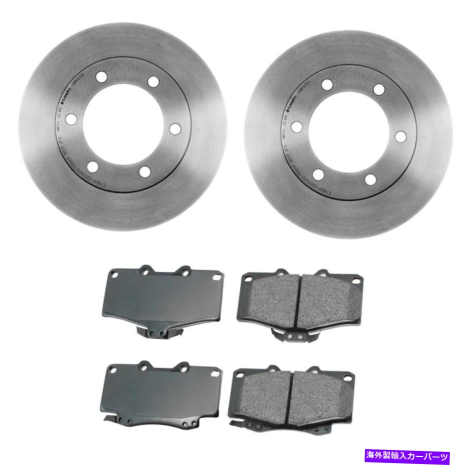 brake disc rotor Akebono Front Brake Kit -Toyota 4runner Tacomaのプローチパッドとディスクローター Akebono Front Brake Kit - ProACT Pads and Disc Rotors For Toyota 4Runner Tacoma【並行輸入品】