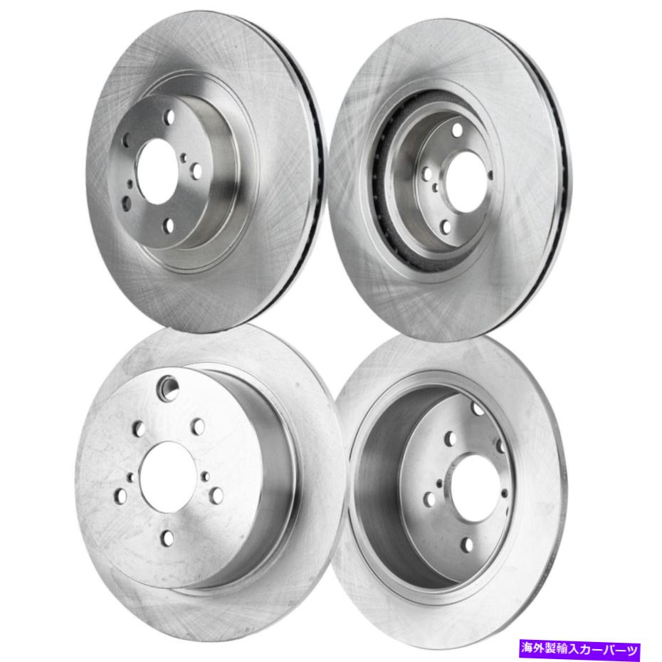 brake disc rotor 2016-2017のフロントリアディスクブレーキローター2013 Crosstrek 2013-2015 Crosstrek Front Rear Disc Brake Rotors For 2016-2017 Subaru Crosstrek 2013-2015 Crosstrek【並行輸入品】
