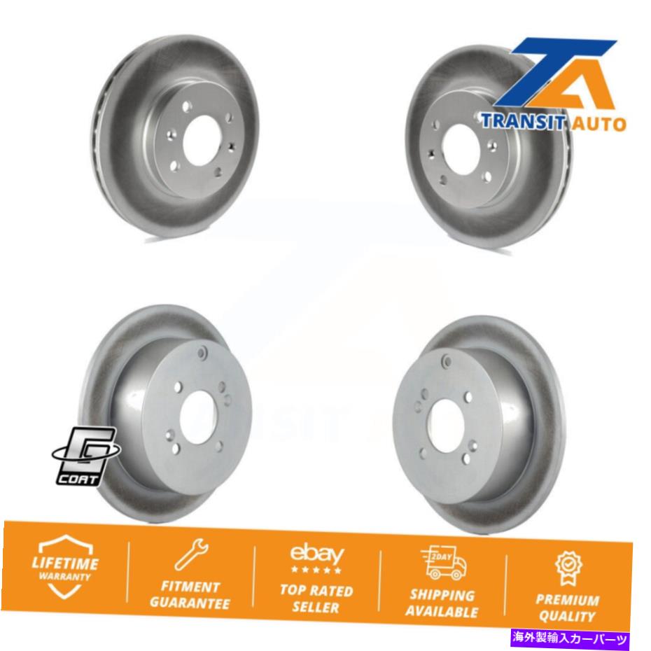 brake disc rotor ヒュンダイアクセントkia rio rio5用のフロントリアコーティングディスクブレーキローターキット Front Rear Coated Disc Brake Rotors Kit For Hyundai Accent Kia Rio Rio5【並行輸入品】