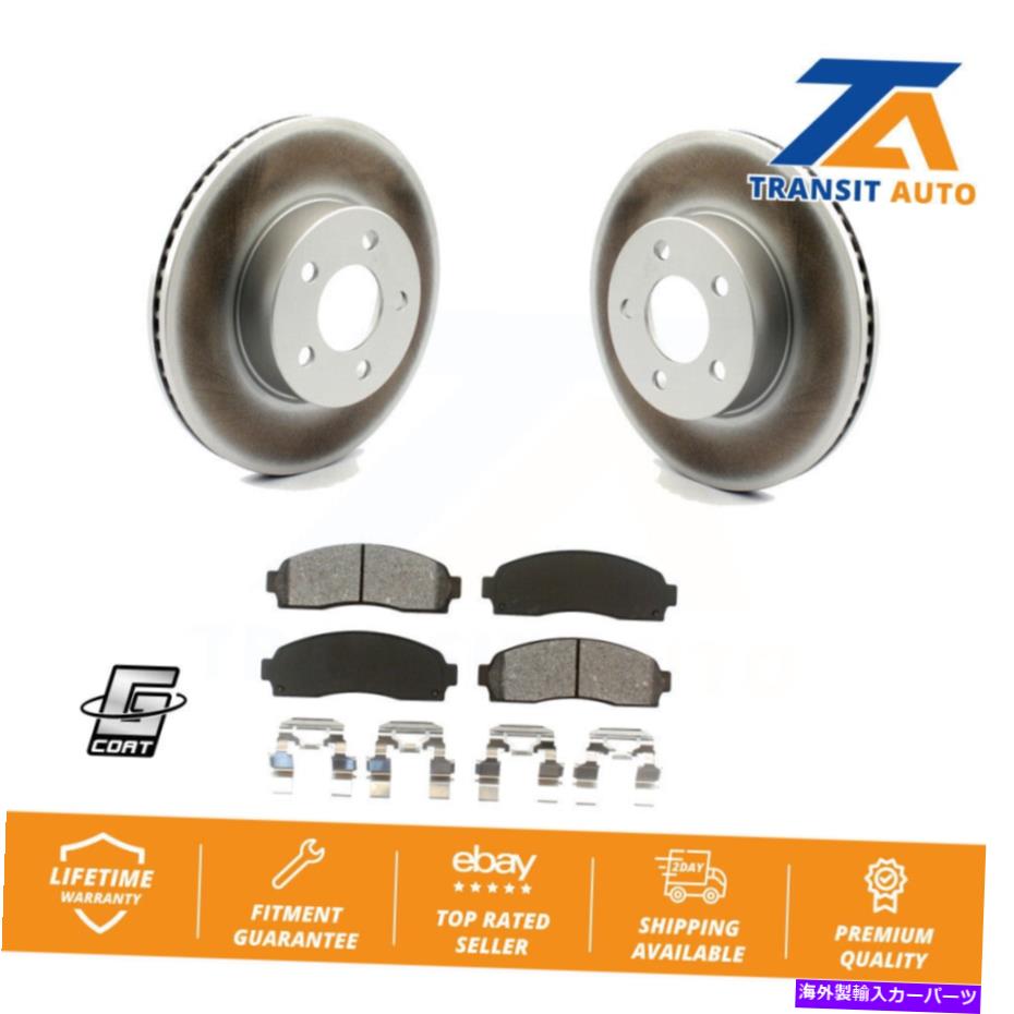 brake disc rotor フォードレンジャーエクスプローラースポーツTRAC用のフロントコートブレーキローターセミメタリックパッドキット Front Coat Brake Rotor Semi-Metallic Pad Kit For Ford Ranger Explorer Sport Trac【並行輸入品】