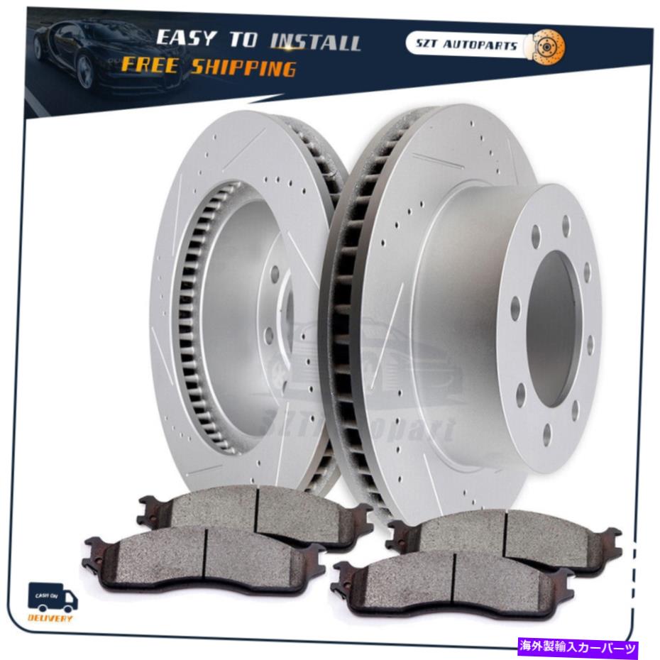 brake disc rotor ダッジRAMのフロントブレーキローターディスクとセラミックパッド2500 2003-07 2008 Vented Front Brake Rotors Disc and Ceramic Pads For Dodge Ram 2500 2003-07 2008 Vented【並行輸入品】