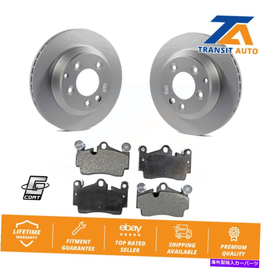 brake disc rotor アウディQ7ポルシェカイエントゥアレグ用リアコートブレーキローターセミメタルパッドキット Rear Coat Brake Rotors Semi-Metallic Pad Kit For Audi Q7 Porsche Cayenne Touareg【並行輸入品】