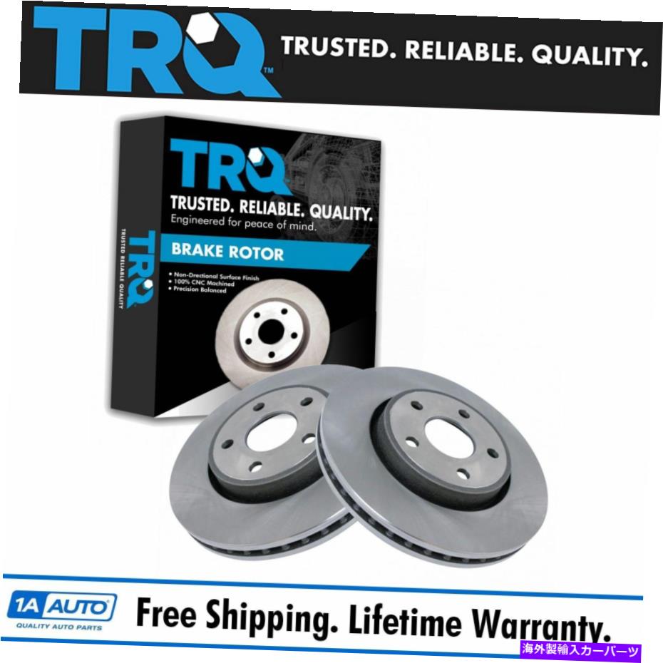 brake disc rotor TRQフロントディスクブレーキローターペアペア2オブ2の11-12 Durango Grand Cherokee TRQ Front Disc Brake Rotors Pair Set of 2 for 11-12 Durango Grand Cherokee【並行輸入品】