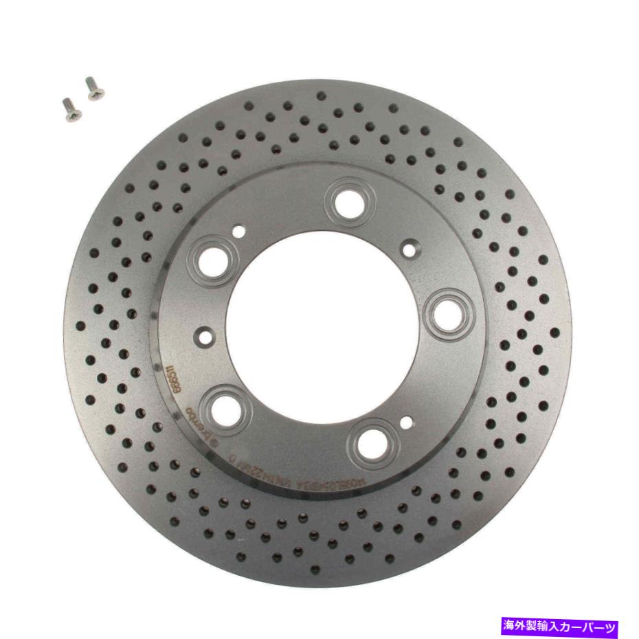 brake disc rotor 1999-2008 911のブレンボリアディスクブレーキローター（09.6665.11） Brembo Rear Disc Brake Rotor for 1999-2008 911 (09.6665.11)【並行輸入品】