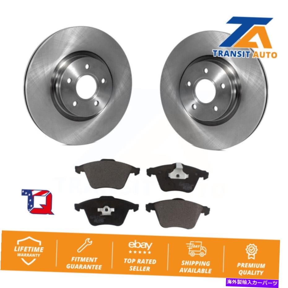 brake disc rotor ボルボS40 C70 V50用のフロントディスクブレーキローターとセラミックパッドキット Front Disc Brake Rotors And Ceramic Pads Kit For Volvo S40 C70 V50【並行輸入品】