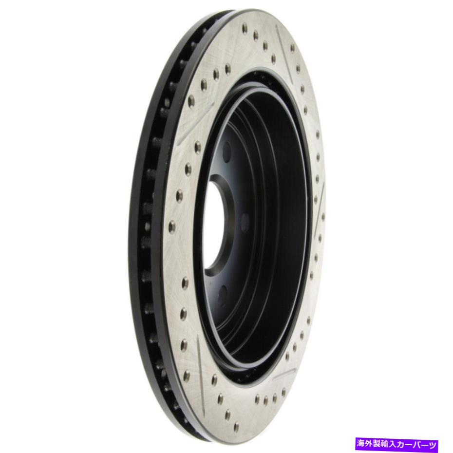 brake disc rotor ディスクブレーキロータースポーツドリルスロットドディスクリア右ストップテック127.62105r Disc Brake Rotor-Sport Drilled Slotted Disc Rear Right Stoptech 127.62105R【並行輸入品】