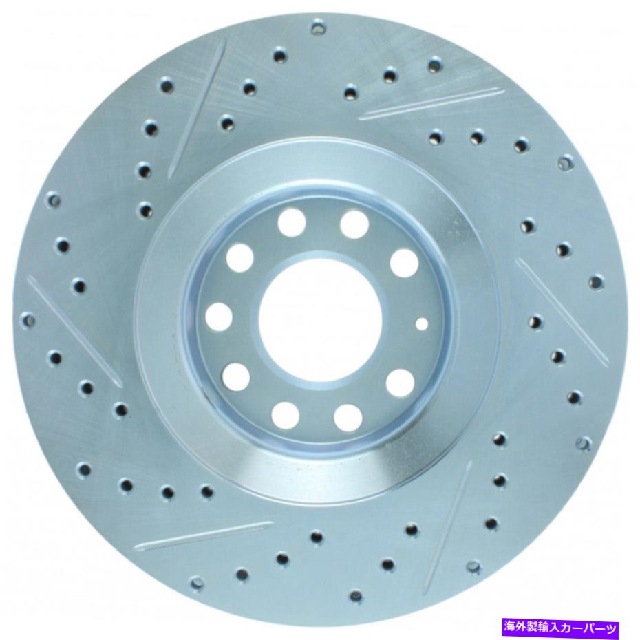 brake disc rotor Infiniti G25 2011 2012フロントドライバーサイドブレーキロータースロットスロットのためのSTOPTECH StopTech For Infiniti G25 2011 2012 Front Driver Side Brake Rotor Slotted【並行輸入品】