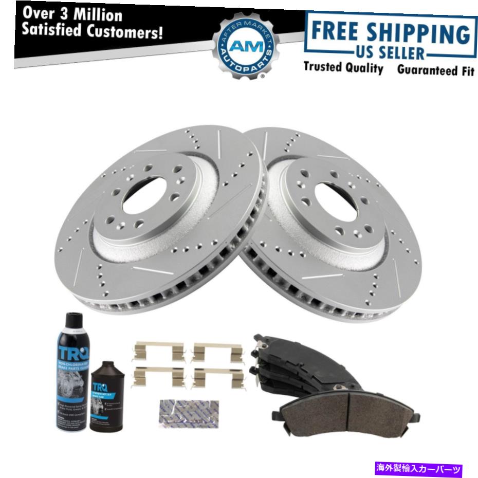 brake disc rotor フロントメタリックブレーキパッドパフォーマンスローターキットw/ 17ホイールw/化学物質 Front Metallic Brake Pad Performance Rotor Kit w/ 17 Wheels w/Chemicals【並行輸入品】