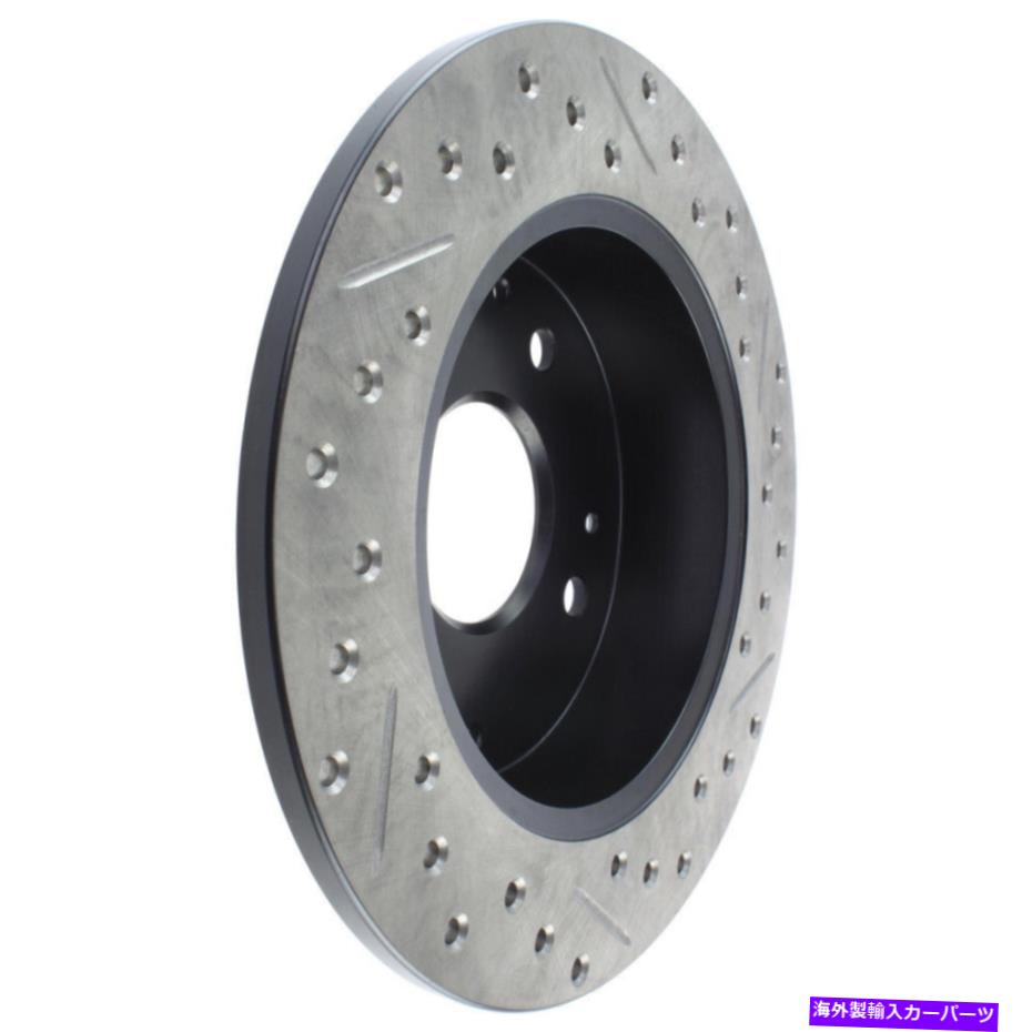brake disc rotor ディスクブレーキローター - ハイパフォーマンスドリルドリルおよびスロットセンター127.40024R Disc Brake Rotor-High Performance Drilled and Slotted Centric 127.40024R【並行輸入品】