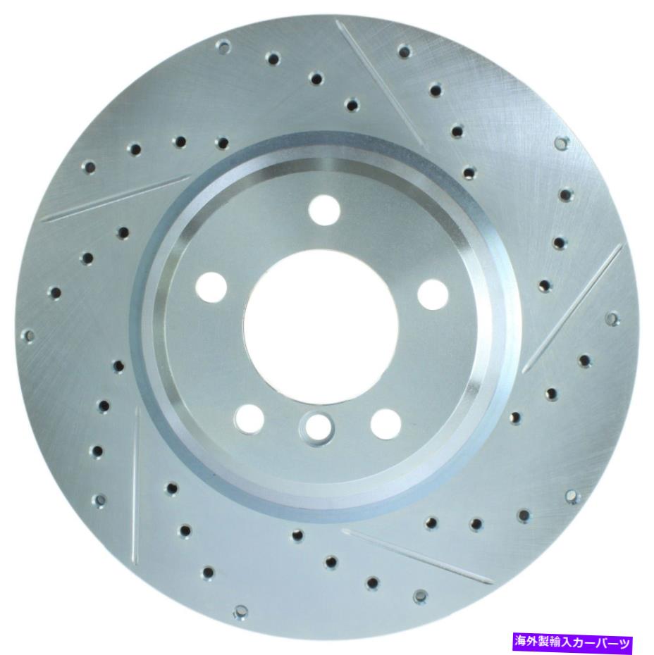 brake disc rotor STOPTECH 227.34093L選択スポーツクロスドリルとスロットドディスクブレーキローター StopTech 227.34093L Select Sport Cross-Drilled And Slotted Disc Brake Rotor【並行輸入品】