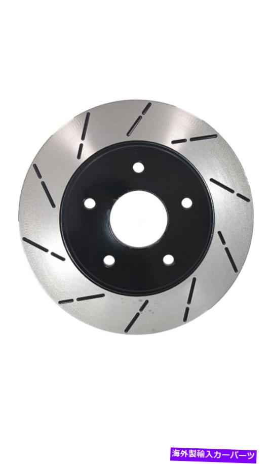 brake disc rotor [フロントスロットブレーキローターセラミックパッド]フィット08-11クライスラータウンアンドカントリー [Front Slott Brake Rotors Ceramic Pads] Fit 08-11 Chrysler Town & Country【並行輸入品】
