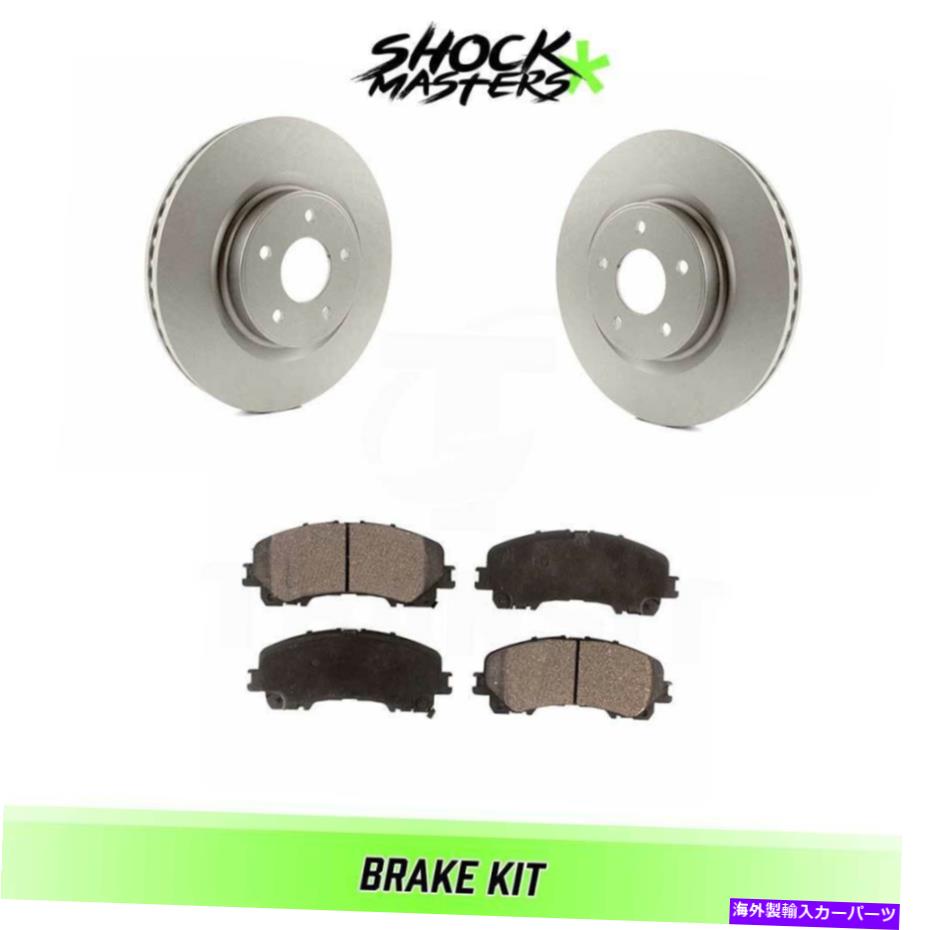 brake disc rotor 2016-2017のフロントセミメタリックブレーキパッドとローターキットinfiniti qx50 Front Semi Metalic Brake Pads & Rotor Kit for 2016-2017 Infiniti QX50【並行輸入品】
