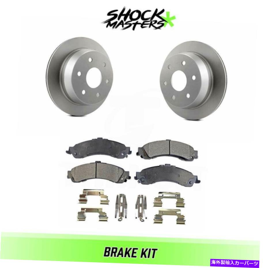 brake disc rotor 2002年のシボレー郊外1500のリアセミメタルブレーキパッドとコーティングローターキット Rear Semi Metalic Brake Pads & Coated Rotor Kit for 2002 Chevrolet Suburban 1500【並行輸入品】
