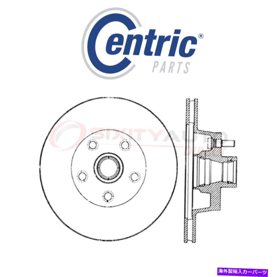 brake disc rotor 1969-1970 Ford Falcon 2.8L 3.3L 4.1L PZの中心スロットディスクブレーキローター Centric Slotted Disc Brake Rotor for 1969-1970 Ford Falcon 2.8L 3.3L 4.1L pz【並行輸入品】