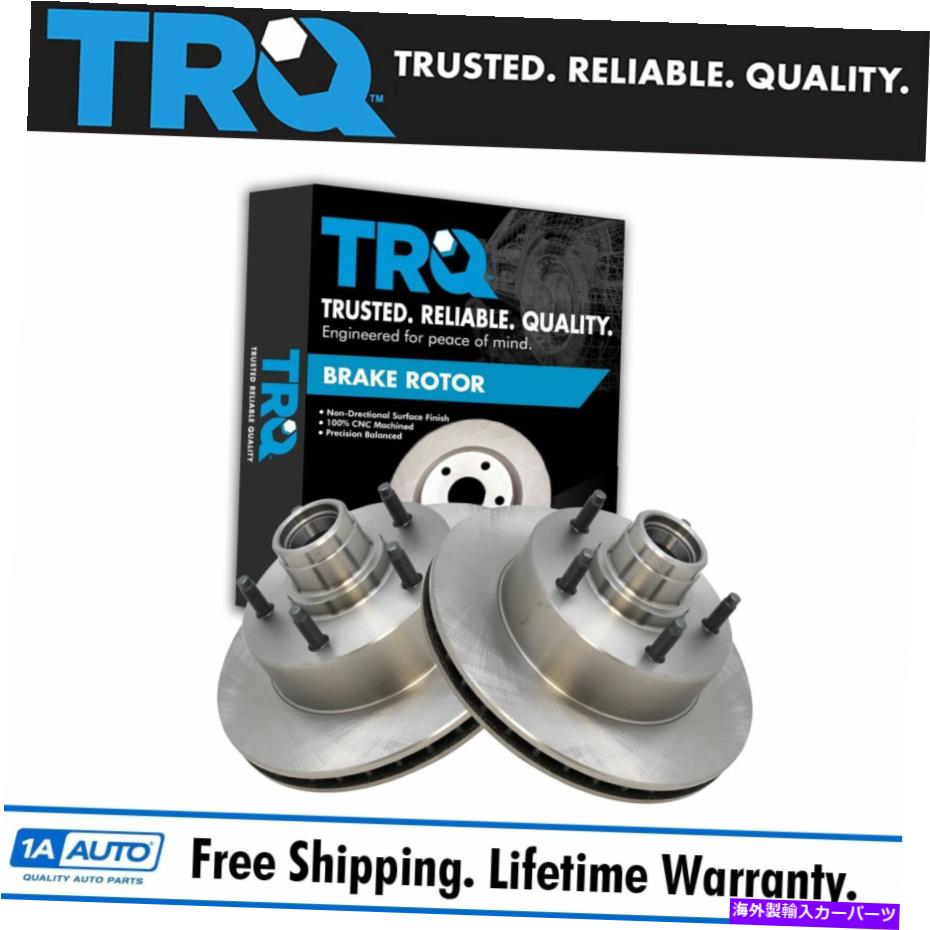 brake disc rotor 94-01 E150 VAN 94-96 F150用のTRQフロントベントディスクブレーキローターペアキット TRQ Front Vented Disc Brake Rotor Pair Kit for 94-01 E150 Van 94-96 F150【並行輸入品】