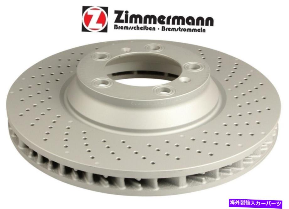 brake disc rotor ポルシェ911ターボフロント乗客右ディスクブレーキローターzimmermann coat-z用 For Porsche 911 Turbo Front Passenger Right Disc Brake Rotor Zimmermann Coat-Z【並行輸入品】
