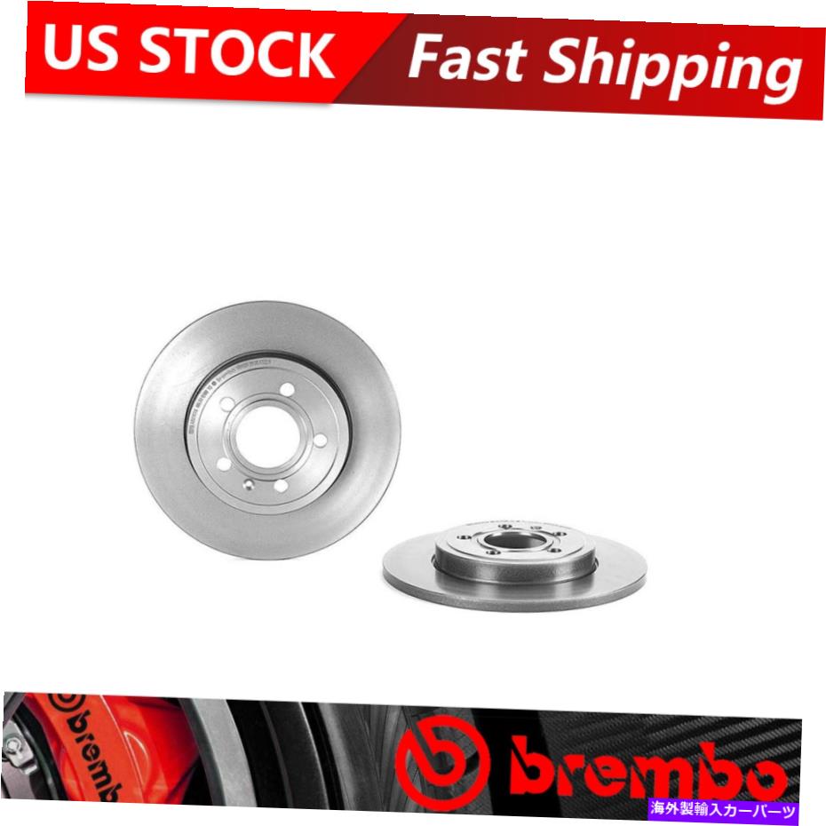 brake disc rotor 2005年から2009年のアウディA4リアコーティングブレーキローターのブレンボ Brembo for 2005-2009 Audi A4 Rear Coated Brake Rotors【並行輸入品】