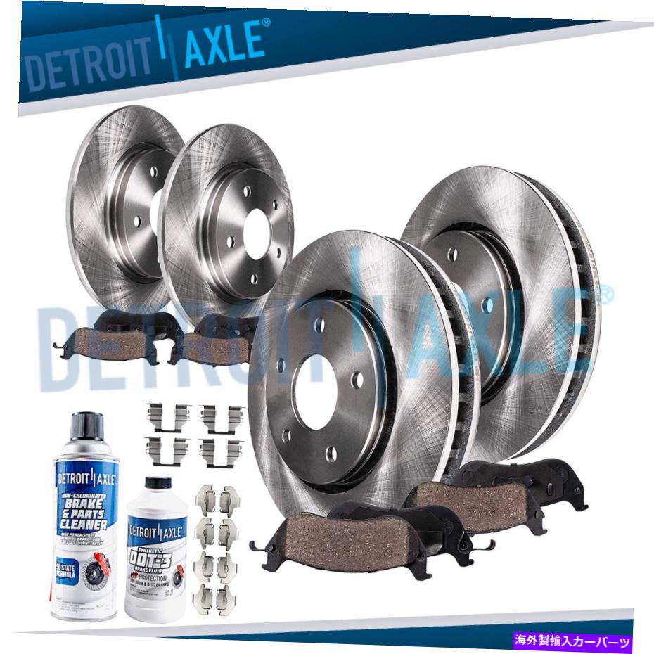 brake disc rotor F+Rブレーキローター1999年のセラミックパッド2000 2001-2004 300MコンコルドLHSイントレピッド F+R Brake Rotors Ceramic Pads for 1999 2000 2001-2004 300M Concorde LHS Intrepid【並行輸入品】