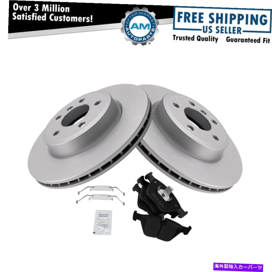 brake disc rotor 04-10 BMW X3 E83用のブレーキパッド＆コーティングローターフロントセミメタリックキット Brake Pad & Coated Rotor Front Semi-Metallic Kit for 04-10 BMW X3 E83【並行輸入品】