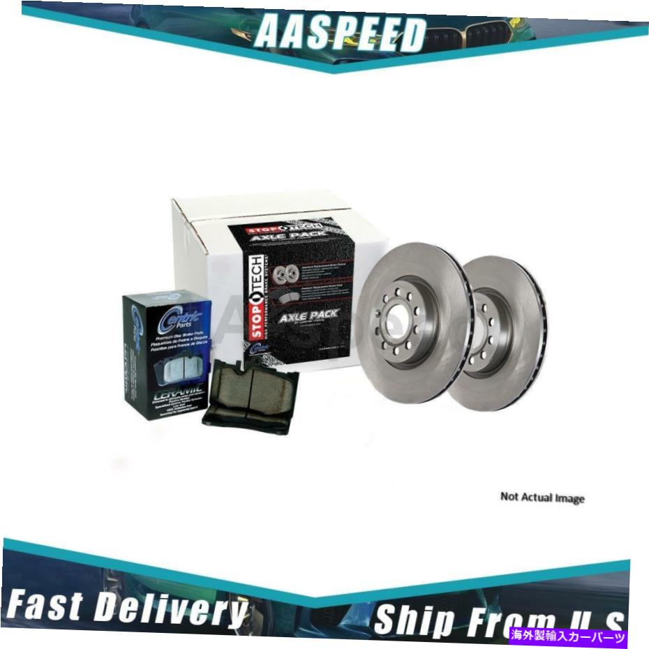 brake disc rotor 2003年から2005年のシボレーアストロのための1xリアディスクブレーキパッドとローターキット中心部品 1X Rear Disc Brake Pad and Rotor Kit Centric Parts For 2003-2005 Chevrolet Astro【並行輸入品】